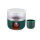 thumbnail image 2 of Dispensador de bebidas giratorio con grifo para refrigerador, contenedor para jugo de limonada helada Verde, 2 of 9