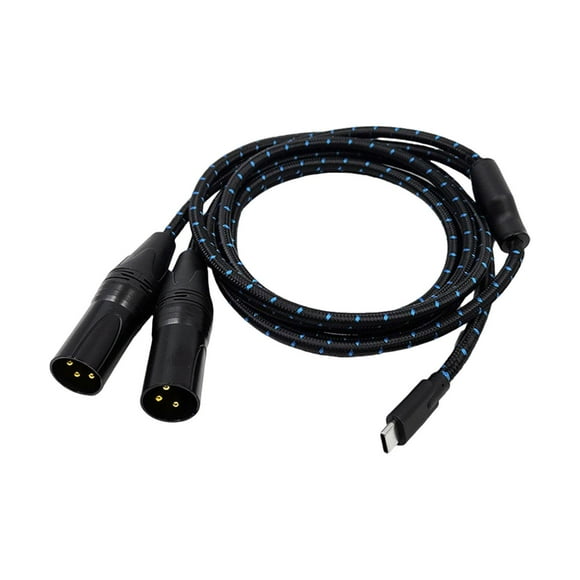 ziyahi Type C to 2 XLR 3 to Pin C 2 150cm Type to Male Male Male XLR to C USB XLR Male 150cm