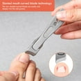thumbnail image 3 of Nail Clippers for Ingrown Nails, Nail Clippers Fingernail Nail Scissors, Silver, 3 of 3