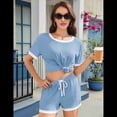 thumbnail image 4 of Traje de Corta con Bloques de Color Azul L, 4 of 7