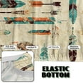thumbnail image 6 of Xixirimido Futon Cover Armless Sofa Covers Sofa Bed Covers Stretch Futon Couch Cover Sofa Slipcover Washable Furniture Protector, Ethnic Tribe Feather, 6 of 8