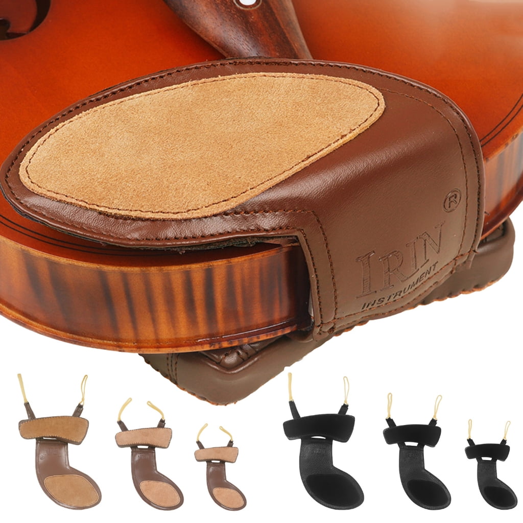 WINDLAND Soft Violin Chin Rest & Shoulder Pad Sheepskin Cheek Rest Pad Chin Pad Protector Musical Instruments Replacement Parts
