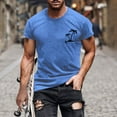 thumbnail image 2 of Birdeem Chemises pour Hommes T-Shirt à Manches Courtes Col Rond Imprimé Mode Décontractée Manches Courtes, 2 of 12
