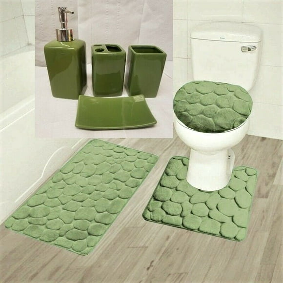 Sage Green Bathroom Rugs