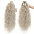 thumbnail image 6 of Sego Long Thick Claw Ponytail Hair Extension Synthetic Curly Real Hair Piece Big Wave Clip in Hair Extensions For Women, 6 of 9
