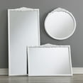 thumbnail image 2 of Coaster Company 30" x 31" Glossy White Vintage Wall Mirror, 2 of 2