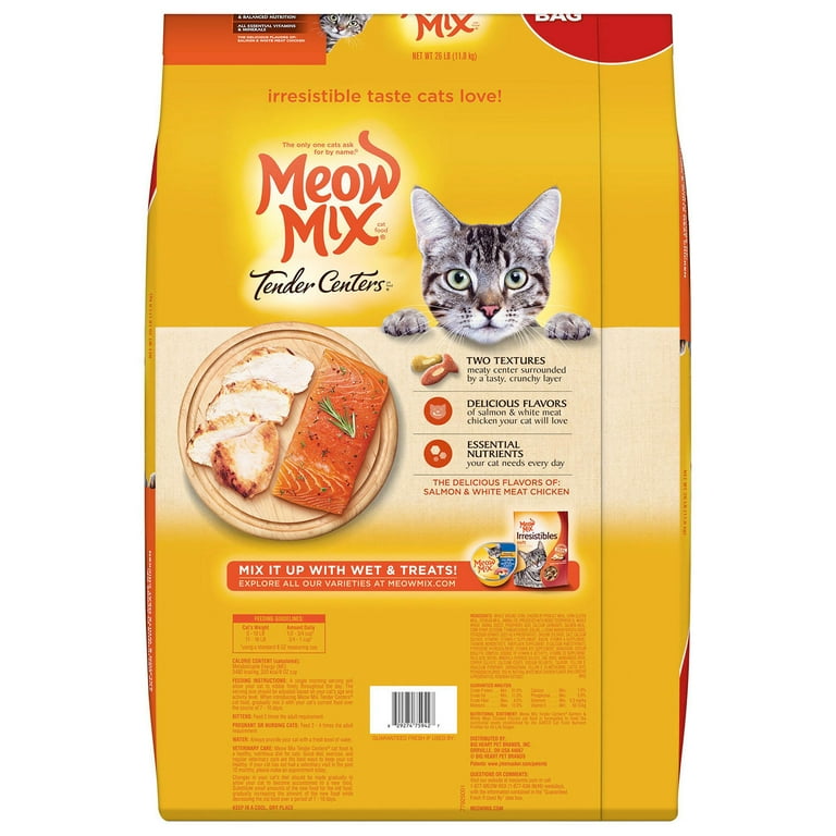 Meow mix dry cat food walmart sale