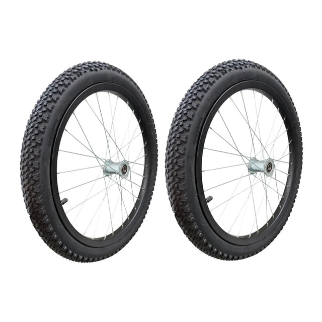 harper 2 Pcs Remorque de Vélo 20 Pieds' Roue Remorque de Vélo Composant Extérieur Robuste Vélo