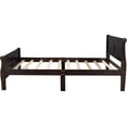 thumbnail image 5 of Gewnee  Queen Size Wood Platform Bed with Headboard and Footboard for Kids and Adults,Espresso, 5 of 7