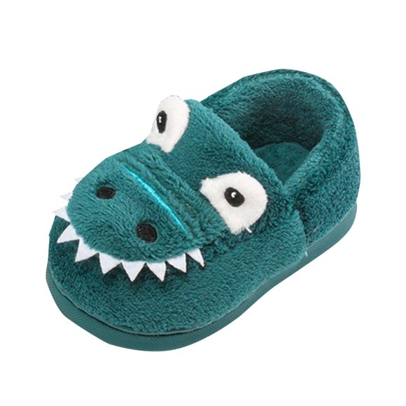 Ketyyh-chn99 Toddler Boys Girls House Slippers Children's Winter Warm Cotton Slippers Indoor Cozy Shoes For Babies for 2-3 Years,Blue