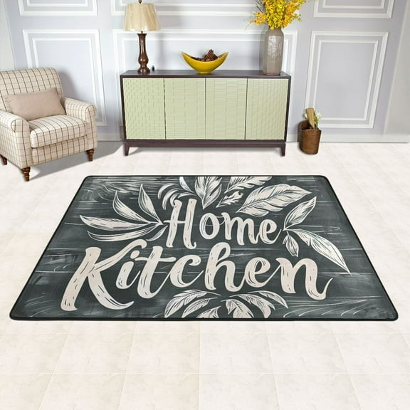 Bohomia with Home Kitchen Area Floor Mats 36" x 24" Soft Non-Slip Large Rugs Nursery Memory Foam Carpets Living Room Doormat for Bedroom Dinning Decor