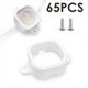 thumbnail image 3 of Wosthever 65 juegos de clips de sujeción estables para luces LED exteriores, para mayor estabilidad en condiciones de lluvia intensa y vientos Iluminación novedosa, 3 of 6