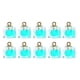 thumbnail image 2 of 10pcs pequeña de cristal multicolor colgante adornos para Navidad Azul claro, 2 of 9