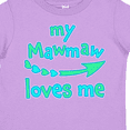 thumbnail image 4 of Inktastic My Mawmaw Loves Me- blue and green arrow hearts Boys or Girls Toddler T-Shirt, 4 of 5