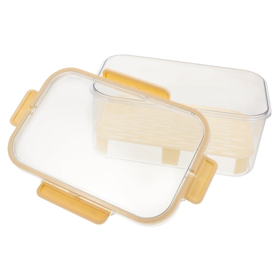 HEATSHAKING Multi Color Airtight Food Storage Container for Fridge with Stackable Design