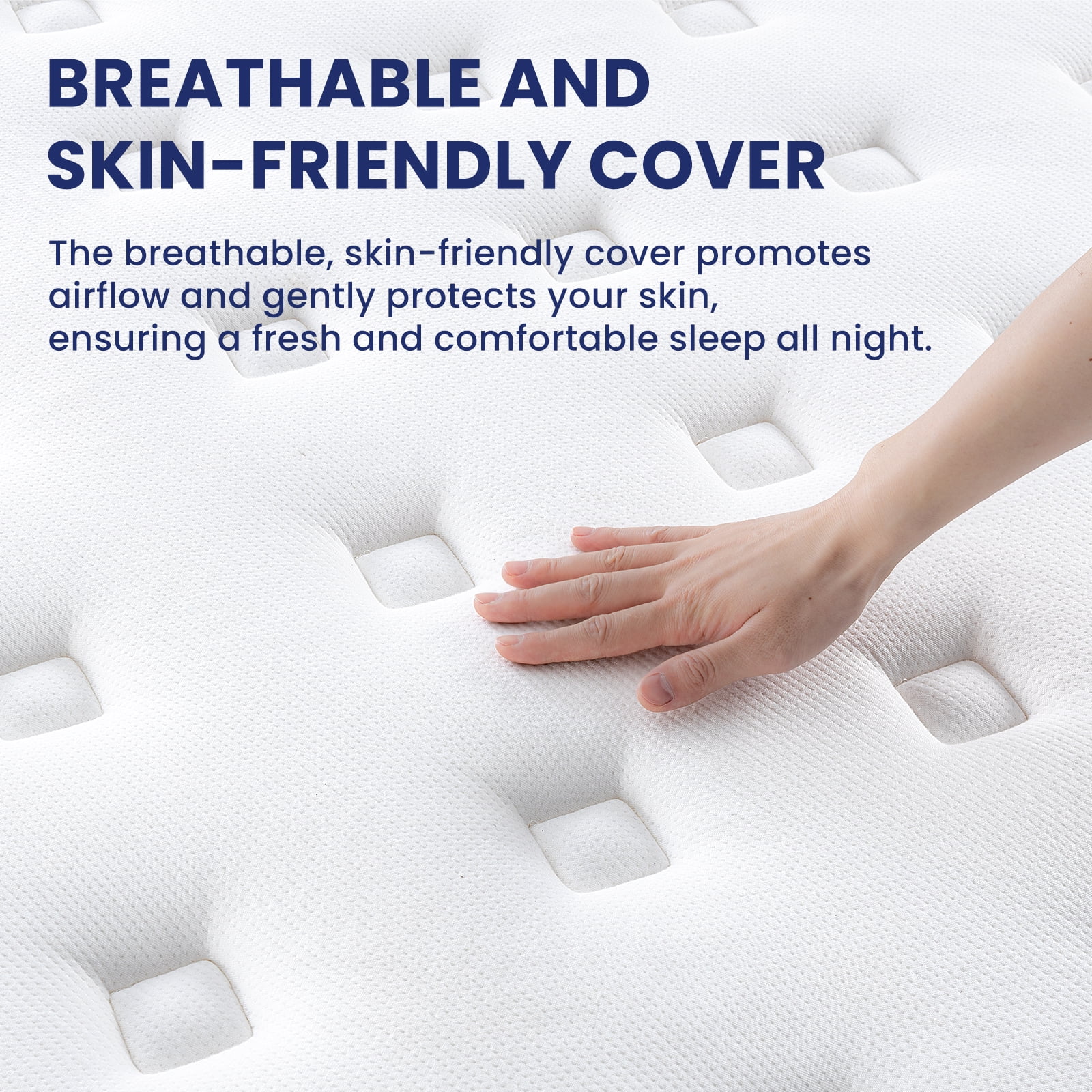Sleepmax Dreamix 12" Queen Firm Mattress, 365 Night Trial, Euro Top, Motion Isolation, CertiPUR-US, Adult