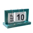 thumbnail image 2 of Sunjoy Tech Daily Office Desk Calendar Perpetual Wood Vintage Calendar For Home Decor Monthly Weekly Year Planner Standing Kitchen Desk Decor Wood Calendar, 2 of 4
