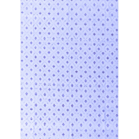 Ahgly Company Machine Washable Indoor Rectangle Abstract Blue Modern Area Rugs, 2' x 3'