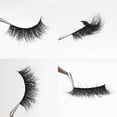 thumbnail image 6 of Lashes 100% Real Mink 3D luxurious False Eyelashes Hand-made Natural Long Cross False Lashes for Makeup 1 Pair Pack (No.A11), 6 of 7