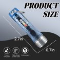 thumbnail image 5 of HIBIBUD Small Flashlight,Purple Side Lights Flashlight Battery Powered,Keychain Design Keychain Light,Blue, 5 of 7