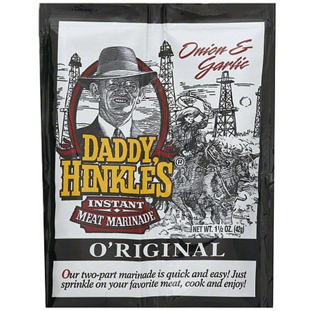 Daddy Hinkle's Original Onion & Garlic Meat Marinade, 1.5 oz (Pack of