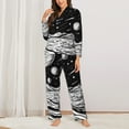 thumbnail image 2 of Naloa Cosmic Landscape Celestial Art Pajamas for Women Set, Womens Pajama Sets, Lounge Sets for Women, 2pjs for Women-Medium, 2 of 7