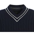 thumbnail image 3 of Gioberti Kids and Boys 100% Cotton V-Neck Cable Knit Sweater, 3 of 5