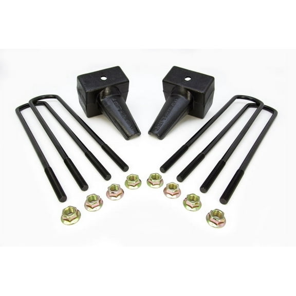 ReadyLift Suspension 11-15 Ford F250/350 5in Tall OEM Style Rr Lift Blocks w/ Bump Stop Landing Fits select: 2011-2012,2014-2017 FORD F350