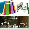 Shebeky Permanent Vinyl Sheets Engraving Film Self Adhesive Stickers