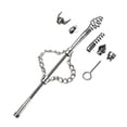 thumbnail image 3 of Limpiador de Desagües en Espiral, Limpiador de Tuberías, Espiral de Acero Flexible para Desagües, Removedor de Obstrucciones, para Tuberías de Baño, C Cuchilla multiusos, 3 of 9