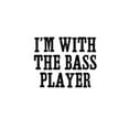 thumbnail image 2 of CafePress - I'm With The Bass Player Infant Bodysuit - Baby Light Bodysuit, Size Newborn - 24 Months, 2 of 4