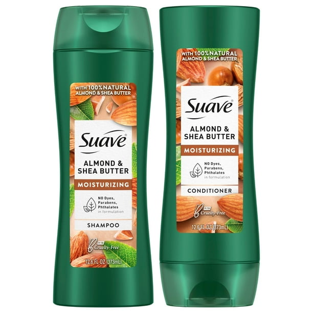 Set de champú y acondicionador Suave Almond & Shea Butter 375 ml