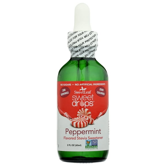 Sweet Leaf Peppermint Sweetner Sweet Drops, 2 Fz