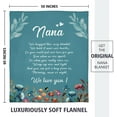 thumbnail image 6 of Nana Blanket with Flowers & Letter Print, Nana Gifts for Birthday, Grandparents Day, Gifts for Nana from Grandkids, Soft Throw Blankets 50" x 60", 6 of 6