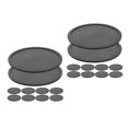 thumbnail image 6 of Masteelf 20 pcs Cup Coasters Tea Cup Coaster Set Cup Coasters For Table Cup Coasters Silicone Round Coasters Cup Mat For Drinks Silicone Cup Coasters, 6 of 8