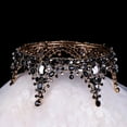 thumbnail image 5 of Elegant Black Wedding Rhinestone Headpieces for Quinceanera Birthday Prom Pageant Celebration, 5 of 5