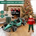 thumbnail image 6 of Aston Martin Racing Licensed 24V F1 Kids Ride On Car with Parent Remote Control, Rechargeable Battery Ride-On Toy, 3 Speeds, Music, 6 of 8