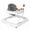 Gray, variant on ELLEGNT Baby Walker, Toddler Walker, Activity Walker with 3-Level Height Adjustment, Foldable Frame, Detachable Toys and High Back Seat for Baby Learning to Walk in Blue