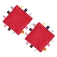 thumbnail image 2 of Toalla calmante para bebés, 2 piezas Manta de seguridad para bebés Manta de seguridad para bebés Toalla de felpa reconfortante Instalación sin esfuerzo, 2 of 8