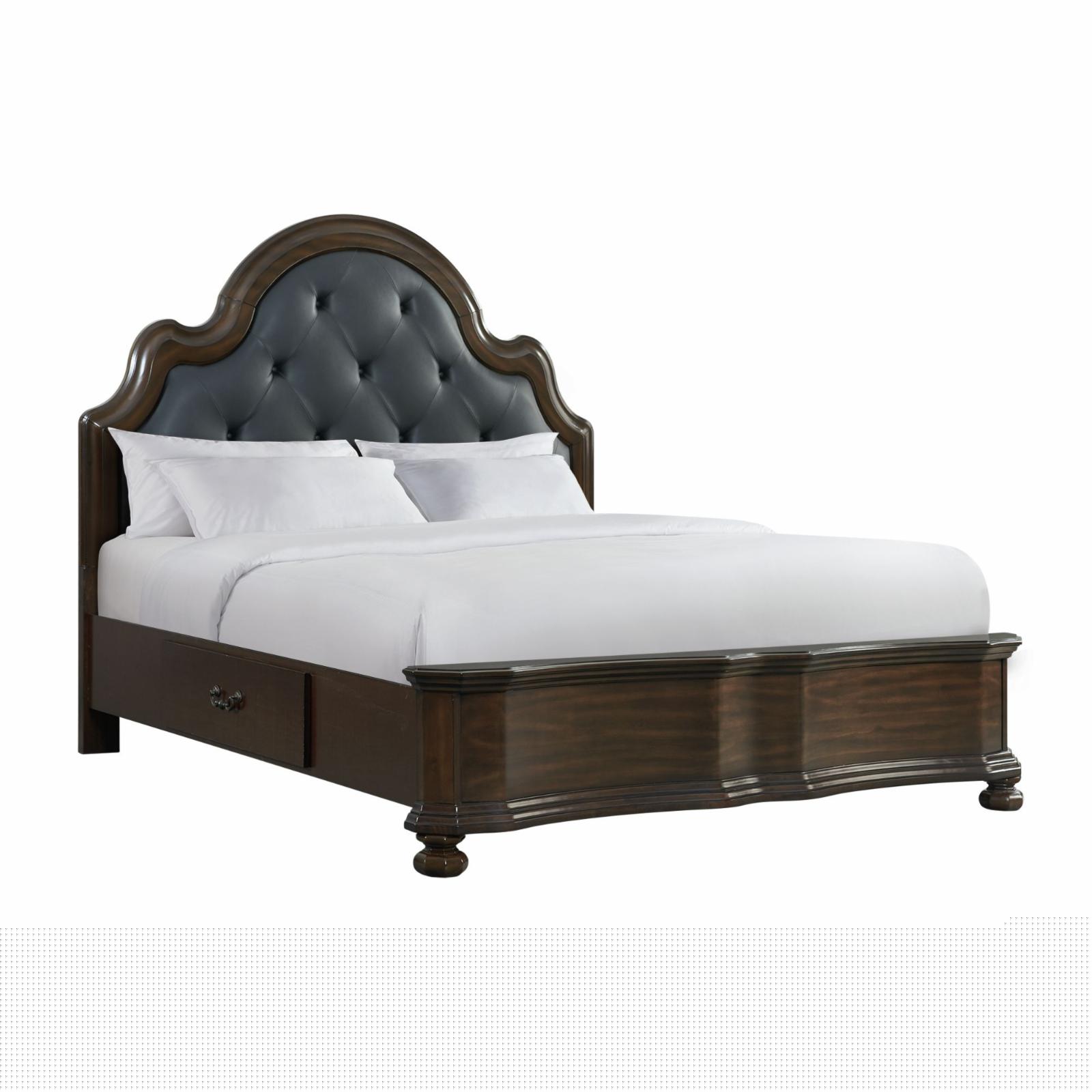 thumbnail image 2 of Picket House Furnishings Serena 2-Drawer Platform Storage King Bed, 2 of 10