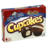 Flowers Foods Blue Bird Bakeries Cupcakes, 6 ea