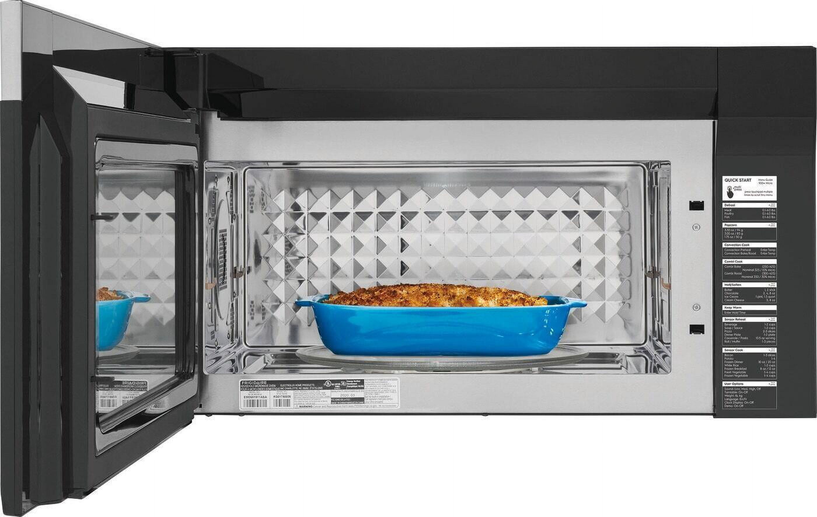 Electrolux Emow1911a 30" Wide 1.9 Cu. Ft. 900 Watt Over The Range Microwave - Stainless
