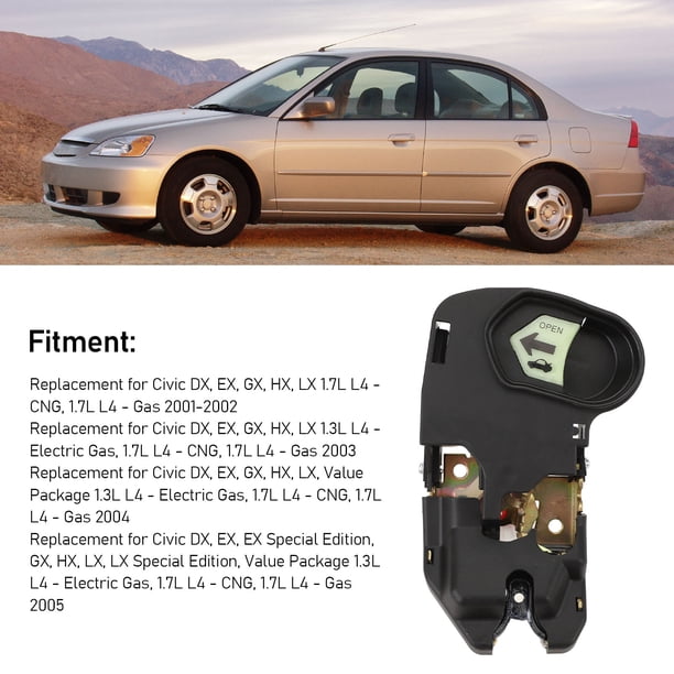 74851 S5A A02, High Strength Precise Impact Resistant Trunk Latch