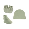 thumbnail image 1 of Scarf ,Hat,& Gloves Newborn Hat Gloves Foot Set Three Piece Multi Color Set Scarf ,Hat,& Gloves, 1 of 1