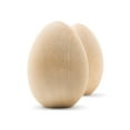 thumbnail image 3 of 100 Smooth Standable Wooden Easter Eggs to Paint, Quality Wooden Eggs for Crafts, Wooden Easter Egg Paint & Dye 3-1/4 in, by Woodpeckers, 3 of 6