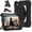 Black, variant on REQO for iPad Mini 7th 2024 (A17 Pro) / Mini 6th Gen 8.3" Case,Heavy Duty Shockproof Rugged Hybrid With Pencil Holder Stand Military Grade PC Silicone for iPad Mini 7/6