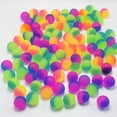 thumbnail image 1 of 100 pelotas que rebotan (colores aleatorios), pelotas de goma para niños, 1 of 5