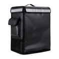 thumbnail image 1 of Mochila aislante para entrega de alimentos, bolsa térmica para comida fría y caliente, bolsillos de malla, bolsas para entrega de Pizza, calentador de negro, 1 of 8