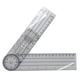 thumbnail image 2 of Protractor de Regla Plegable, Escala Clara Geometra de Superficie Esmerilada Regla de Medición de 5.5 Pulgadas para la Escuela, 2 of 8