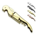 thumbnail image 1 of ReaNea Waiters Corkscrew Gold Wine Bottle Opener with Foil Cutter, 1 of 7